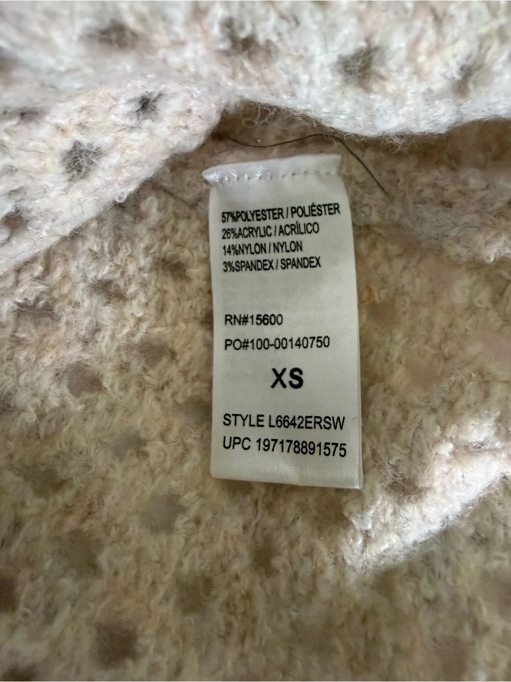 NWT Wit & Wisdom Open-Knit Crewneck Cuffed Sweater